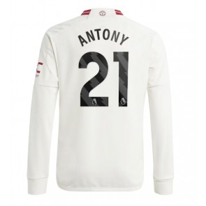 Maillot de foot Manchester United Antony #21 Troisième 2023-24 Manche Longue